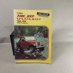 Clymer AMC Jeep CJ-5, CJ-6, CJ-7 1968-1984 Shop Manual DIY Automotive Repairs - Foto 1 di 6