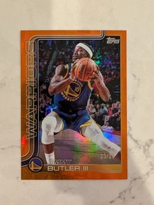 2025-26 Topps NBA Tip Off Blaster Exclusive Orange Foil /25 SSP Jimmy Butler GSW - Picture 1 of 1