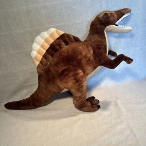 Wild Republic Plush Stuffed Spinosaurus Brown Large 24” long Carnivore Dinosaur - Picture 1 of 11