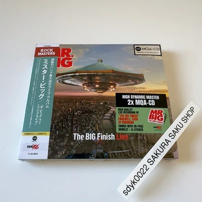MR. BIG BIG FINISH LIVE MQA-CD 2-disc w/ OBI STRIP JAPAN EDITION EVSD-2852MJ - Image 1 of 4
