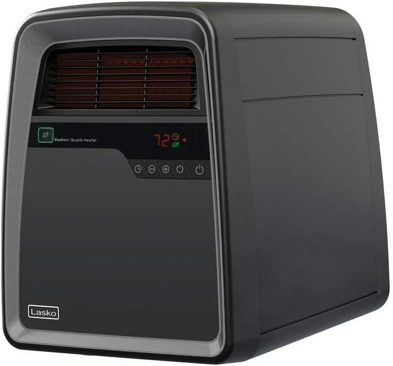 Lasko - QB16103 - Calentador de cuarzo infrarrojo Cool-Touch con control remoto - Negro Foto 1 de 1