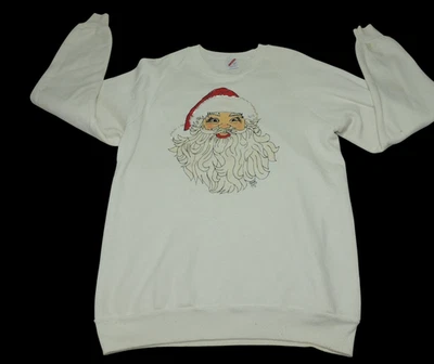 Sudadera De Colección Mujer Papá Noel Gráfico Navidad Renee Harris Jerzees EE. UU. Foto 1 de 4