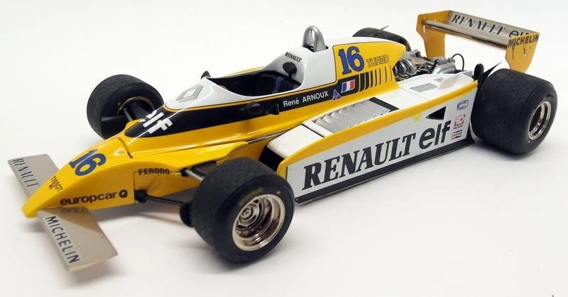 Exoto 1/18 scale Diecast 97091 - Renault RE-20 Turbo 1980 GP of France R Arnoux - Image 1 of 4
