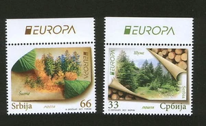 SERBIA-MNH** SET-EUROPA CEPT-FLORA-BOSQUES-2011. - Imagen 1 de 1