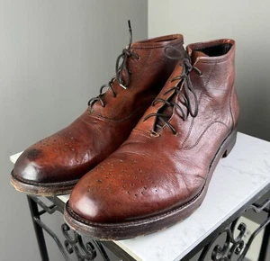 Untamed Street ASTON Brandy Brown CHUKKA Boots 46 US 13 - Picture 1 of 14