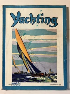 Yachting Magazine October 1929 Great Vintage Ads Boating Yachting Nice Shape! - Picture 1 of 7