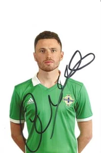 NORTHERN IRELAND & BLACKBURN: CORRY EVANS SIGNED 6x4 PORTRAIT PHOTO+COA - Picture 1 of 1