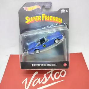 Mattel Hot Wheels 1/50 Scale DC Comics Batman Super Friends Batmobile GVN15 - Picture 1 of 6