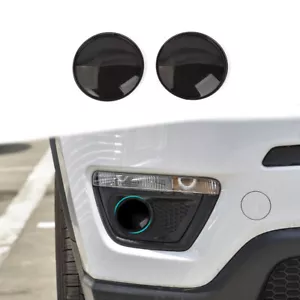 Cubierta de luz antiniebla delantera exterior para Jeep Compass 2017-2020 negro ahumado - Imagen 1 de 9