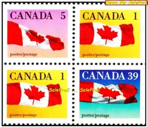 CANADA 1990 CANADIAN WAVING FLAG MINT FV FACE 50 CENT MNH 39C COIL STAMP SET - Picture 1 of 2