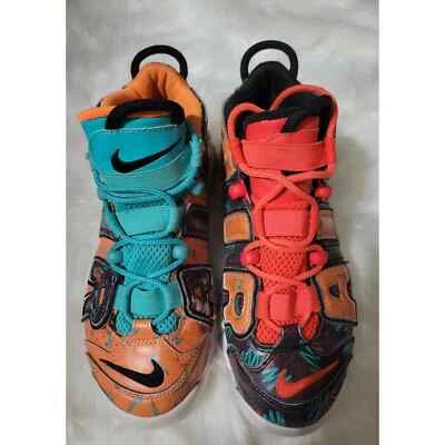 Nike Air More Uptempo GS What The 90s Sneakers - Youth 4Y - Women's 5.5 - Image 1 of 4