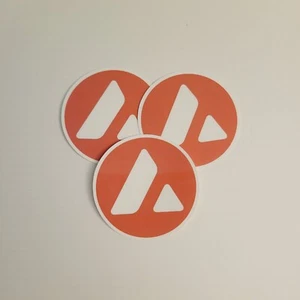 3 Avalanche AVAX Layer 1 Blockchain Crypto Laptop Stickers 2.5" - Picture 1 of 1