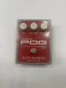 Pedal efecto para guitarra Electro Harmonix Micro POG generador octava polifónica - Imagen 1 de 6