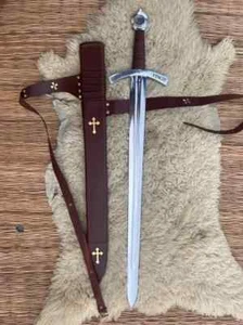 Templar Faithkeeper Sword – Handmade Medieval Knights Replica | Historical Decor - Picture 1 of 5