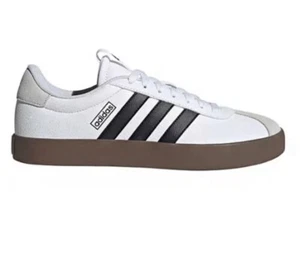 Adidas VL Court 3.0 Mens 14 Shoes White Grey Gum Sole Skate Sneakers Skateboard - Picture 1 of 15