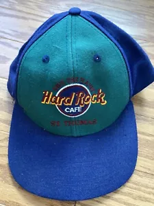 Hard Rock Cafe Snapback Hat St Thomas VI Save The Planet Retro Wool Blend - Picture 1 of 10