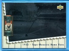 1994 Upper Deck Mantle Heroes #65 Mickey Mantle ~ 1953 Tape-Measure Home Runs  
