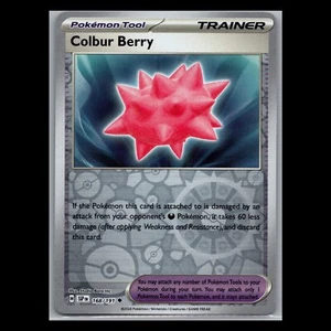 Surging Sparks - Colbur Berry - 168/191 - Reverse Holo - TCG Pokemon Card - Picture 1 of 1