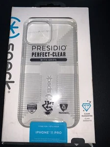 Speck Presidio Perfect Clear Grip Hybrid Case for Apple iPhone 11 Pro - Clear - Picture 1 of 1