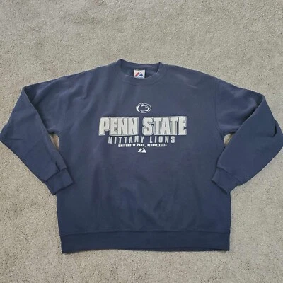 Suéter de Colección Y2K Nittany Lions Cuello Redondo Majestuoso En Muy Buen Estado Ropa de Imagen Adulto Grande L Foto 1 de 4