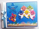 Personalised Baby Shark boys birthday guest book, album, gift