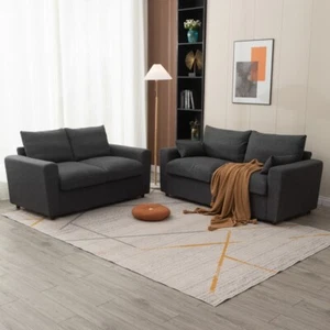 Panana 2/3 Seater Upholstered Sofa Settee with Under Storage Living Room Office - Picture 1 of 27