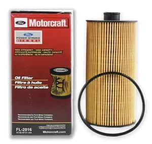 6.0L & 6.4L Powerstroke Diesel Genuine Ford Motorcraft OEM Oil Filter FL-2016 - Picture 1 of 3