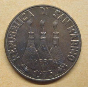 San Marino 1975 20 liras echa un vistazo - Imagen 1 de 2