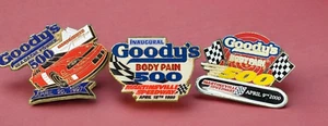 Goody's 500 Martinsville Speedway Nascar Race Pin Vintage 1997 1999 & 2000 Qty 3 - Picture 1 of 14