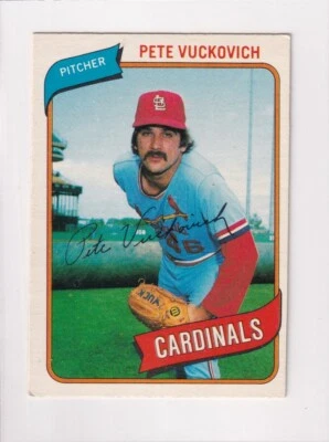 1980 O-Pee-Chee Baseball # 31 Pete Vuckovich Nice Card - Image 1 of 2
