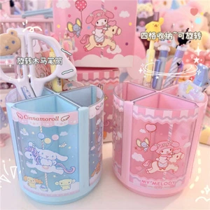 Cinnamoroll My Melody Portaplumas de Escritorio Maquillaje Cepillo Portaplumas Caja X'masgift - Imagen 1 de 13