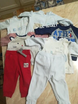 STOCK SET NEONATO 3 MESI: TUTINE CHICCO, PANTALONI TUTA, FELPA  - Immagine 1 di 4