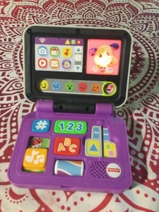 fisher Price Laugh & Learn Click & Learn Laptop Spanish Toddler Toy 6-36 Months - Picture 1 of 17