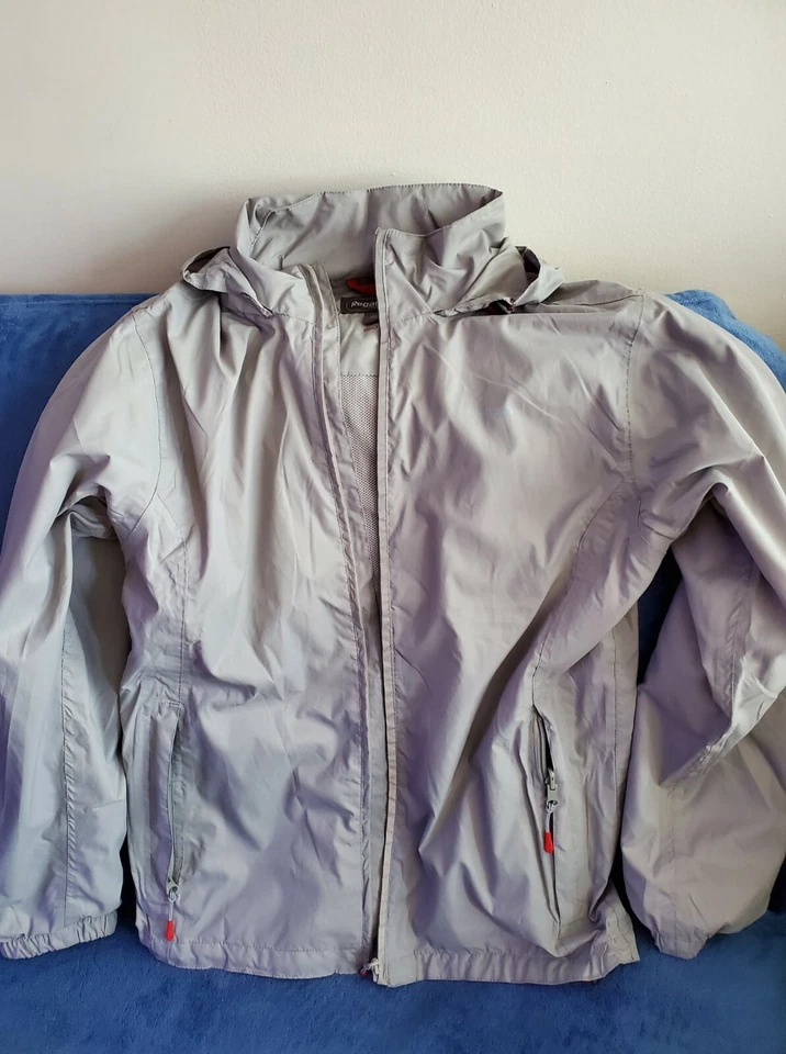 Regatta Mens Gray ISOLITE Waterproof Breathable Packaway Jacket RMW129  UK M - Image 1 of 4