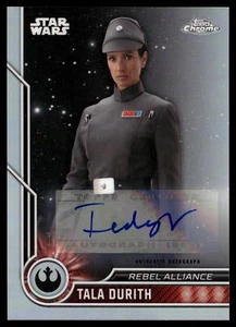 2023 Topps Chrome Star Wars TALA DURITH AUTO #14 INDIRA VARMA - Bild 1 von 2