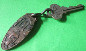 VTG Post Office BRASS LOST U.S. Mail Postal TAG 1503 P&F CORBIN KEY MIAMI FL - Picture 1 of 4