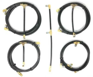 1961 1962 1963 Lincoln Convertible Top Hose Set -5 Year Warranty- Made In USA ! - Foto 1 di 1