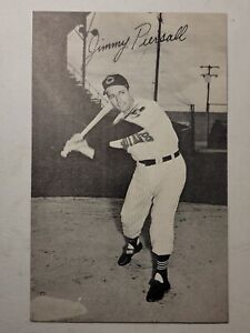 Vintage Jimmy Piersall Cleveland Indians Promo Neptune Sardine Postcard UNUSED
