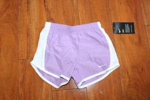 NWT GIRLS NIKE SZ 6 SHORTS LOGO PURPLE - Picture 1 of 2
