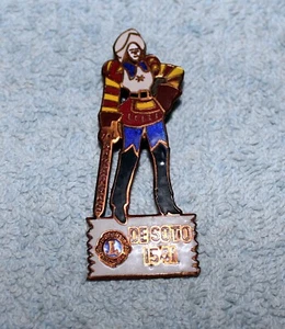 Conquistador Hernando DE SOTO 1541 ~ Lions Club Reversmütze Pin - Bild 1 von 3