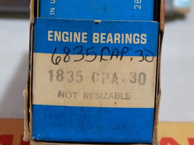 Camión Ford V8 1952-1966 8+030 rodamientos de varilla de gran tamaño 279.302.317,332.341.368 ci Foto 1 de 4