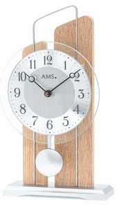 Mantel-clock with quartz movement from AMS AM T1261 NEW - Picture 1 of 1