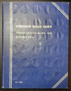 Lincoln Head Cent Collection - Book #2 Album 1941-1965 P,D,S - Picture 1 of 5
