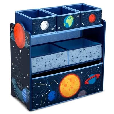Delta Children Space Adventures 6 Bin Design and Store Toy Organizer - Image 1 of 3