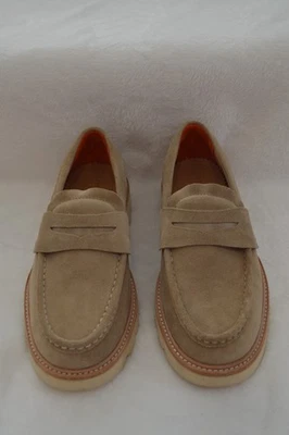 Mocasín plataforma rag & bone Penny gamuza tostada Vibram suelas para hombre talla 42 EE. UU. 9 Foto 1 de 4