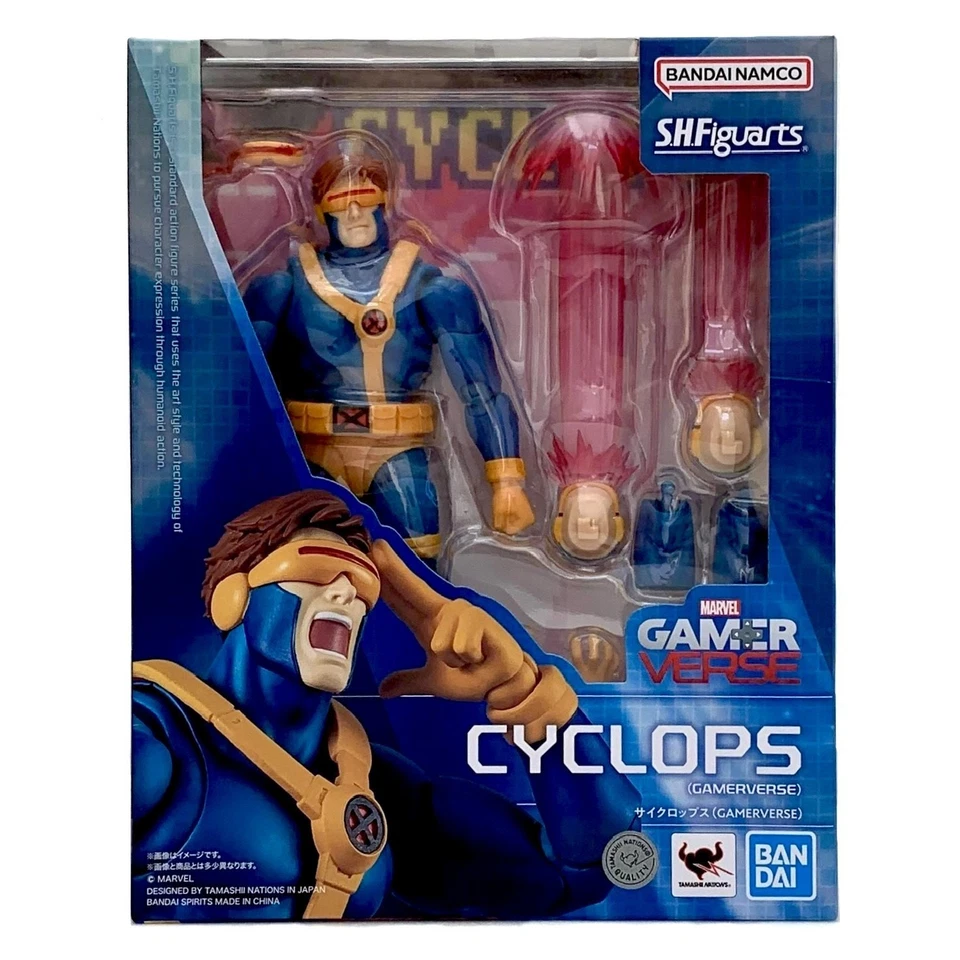 BANDAI S.H.FIGUARTS MARVEL GAMER VERSE CYCLOPS (GAMERVERSE) 145mm ACTION FIGURE