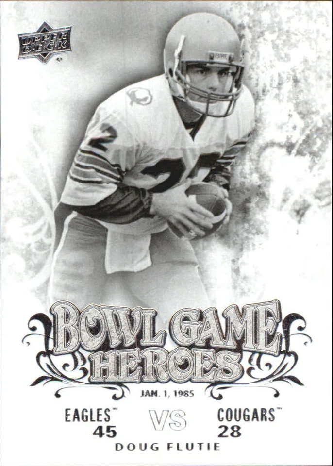 2011 Upper Deck College Legends Bowl Game Heroes #BGHDF Doug Flutie - FB - Image 1 of 2