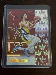 2024 Panini Court Kings Basketball MAROON TYRESE HALIBURTON #'d 124/125 - Picture 1 of 6