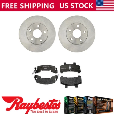 Rotores de freno delanteros + pastillas de freno metálicas y accesorios para Buick Skyhawk 1985 Foto 1 de 4