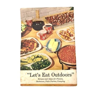 Let's Cook Outdoors American Dairy Association Recipes booklet Illustrated - Picture 1 of 7